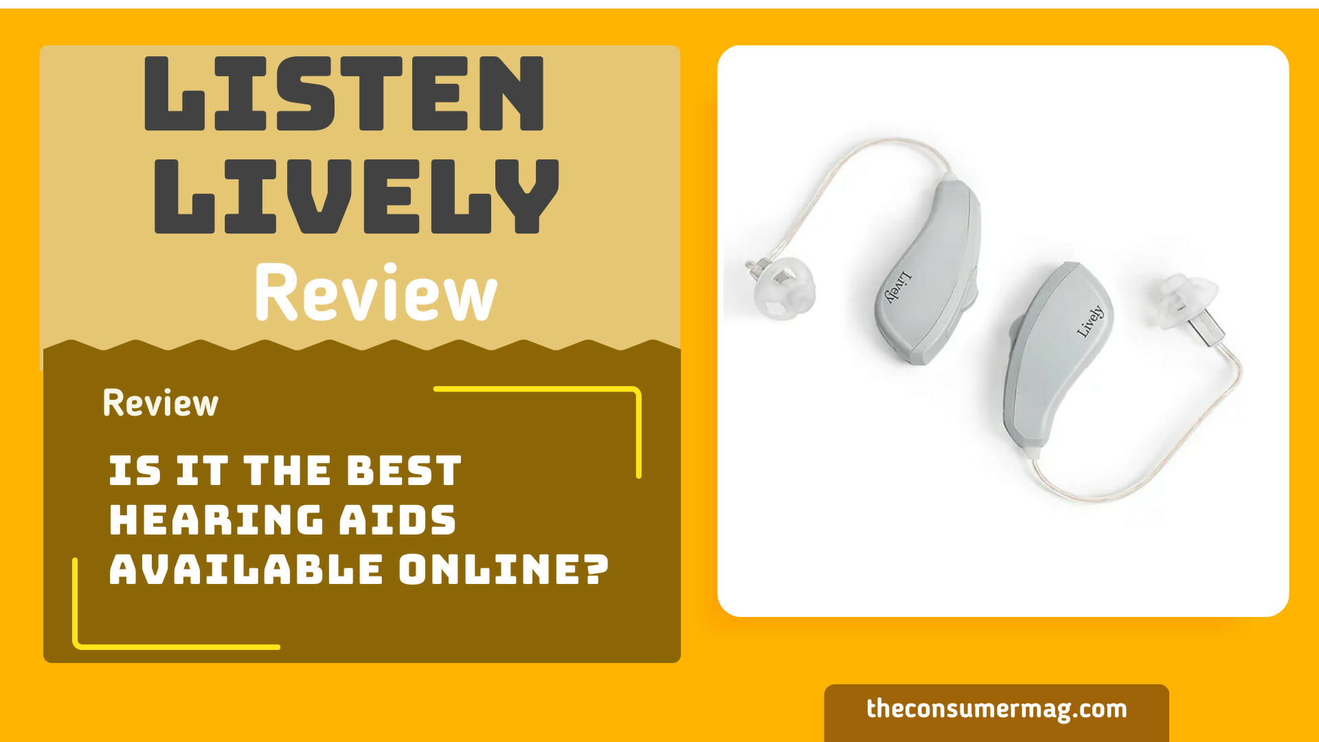 Listen Lively Hearing Aid Reviews: See Lively Hearing Aid Reviews and Cost