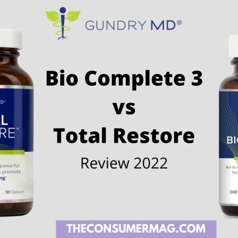 Bio Complete 3 Vs Total Restore by Dr. Gundry {Review & Buying Guide 2022}