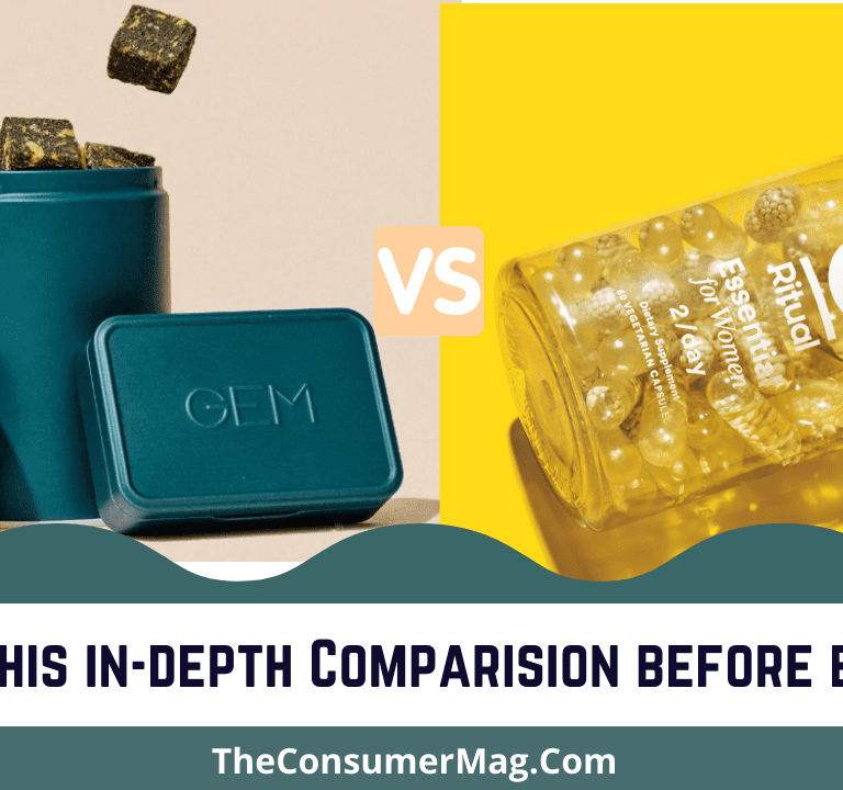 Gem Vs Ritual – Comparision (2022 Updated) for Your Better Vitamin Option