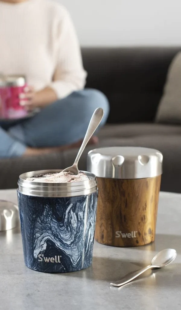 S'Well Azurite Marble Ice-Cream Pint Cooler 