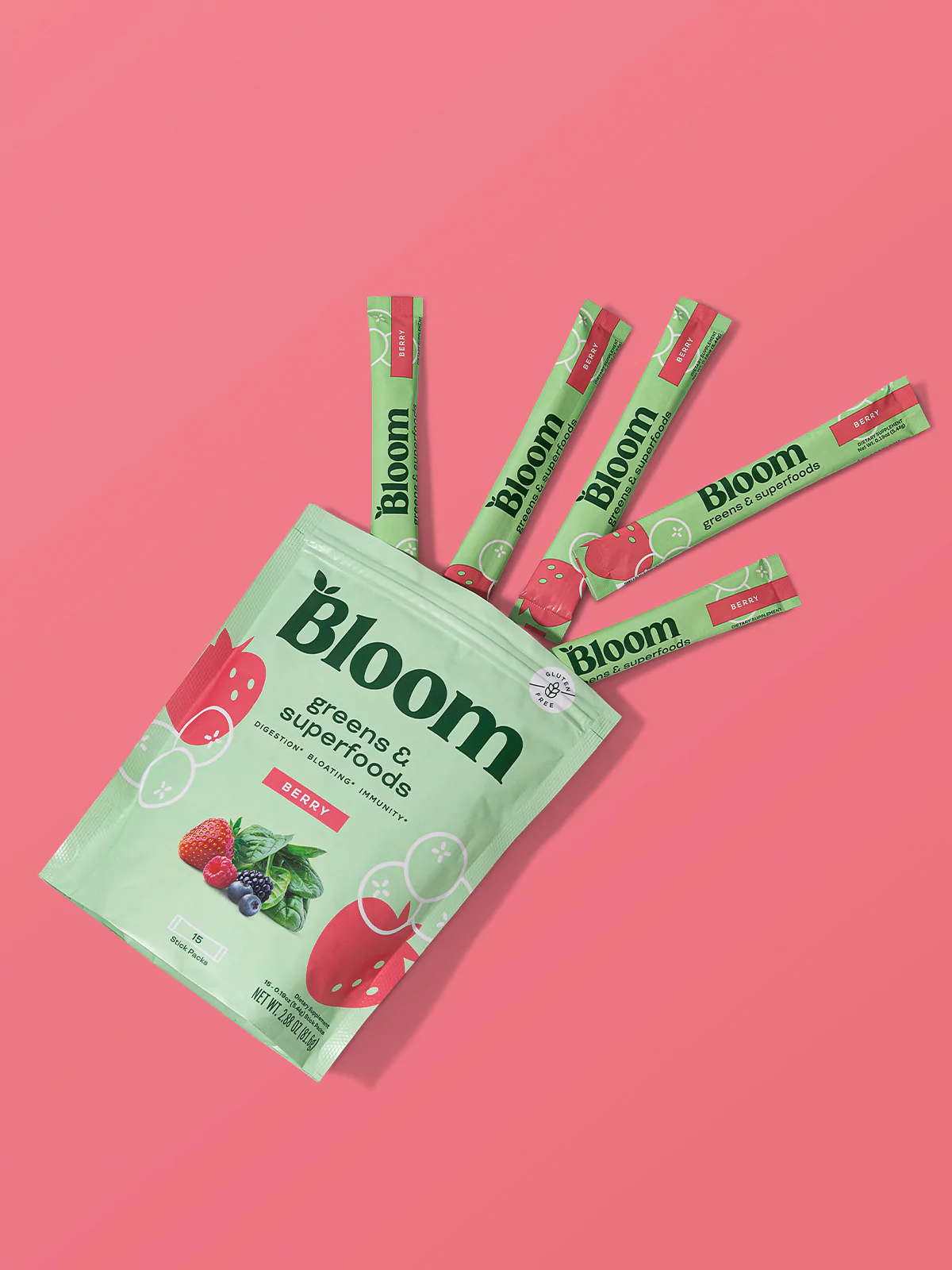 Bloom Nutrition Green Sticks Packs
