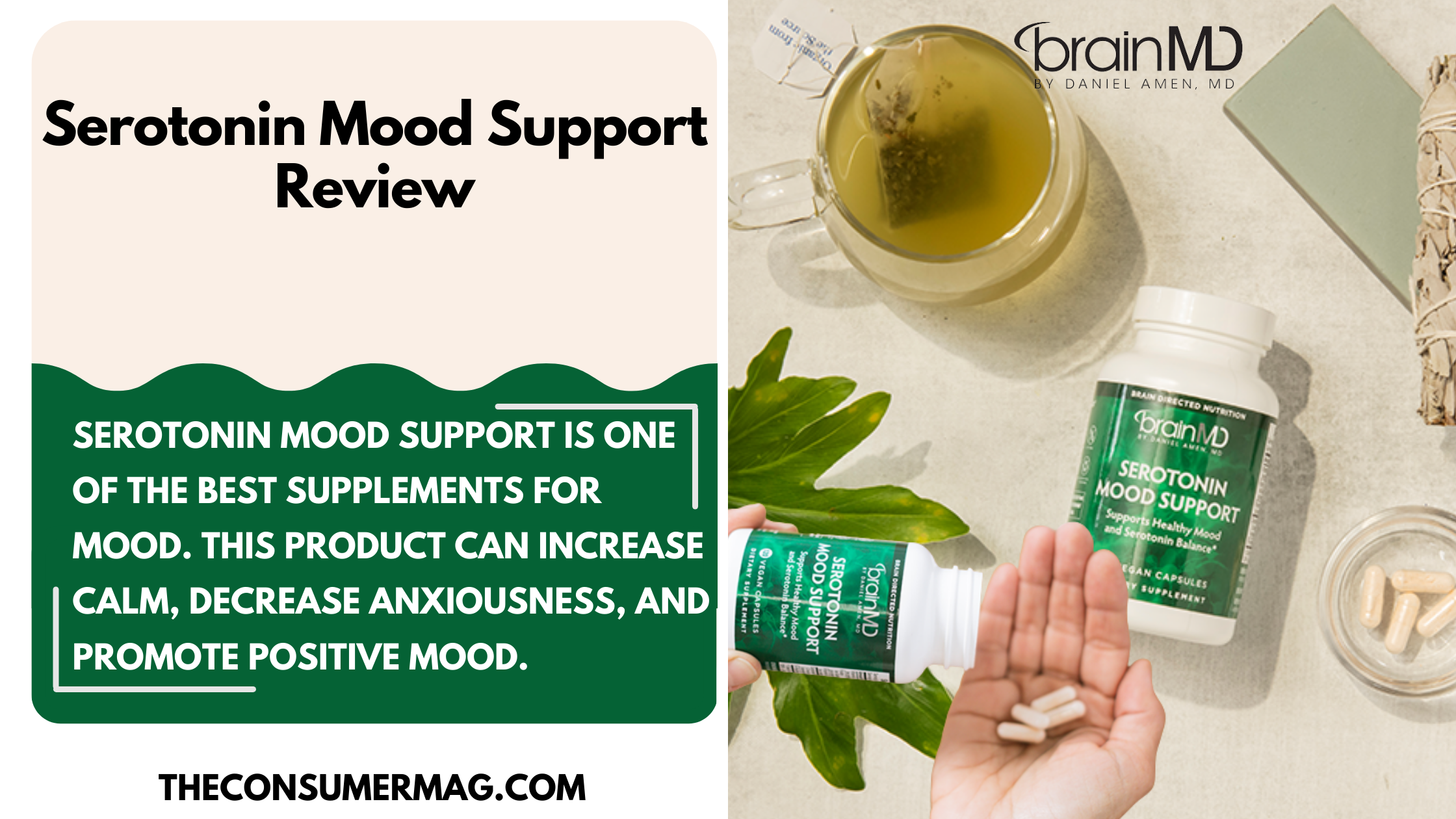 Brain MD Serotonin Mood Support Review |Read All Brain MD Reviews|