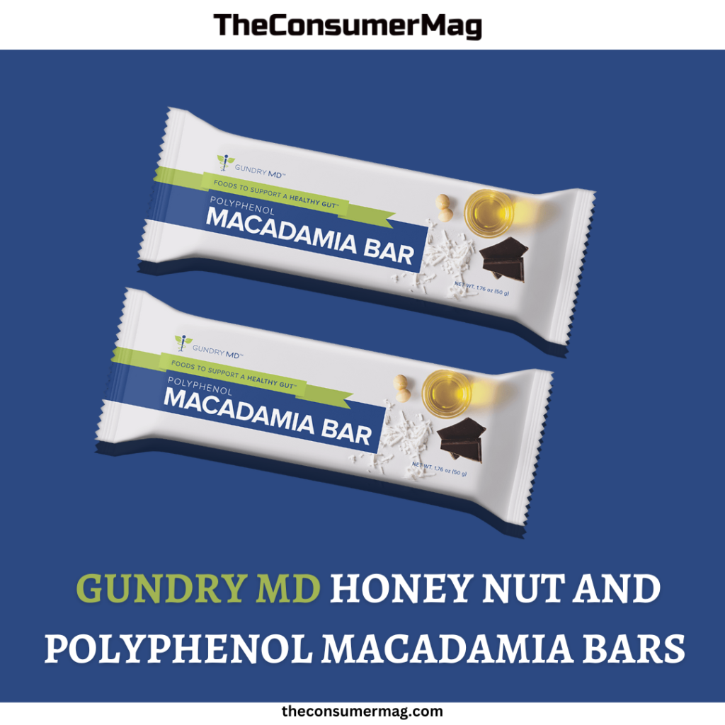 Honey Nut And Polyphenol Macadamia Bars