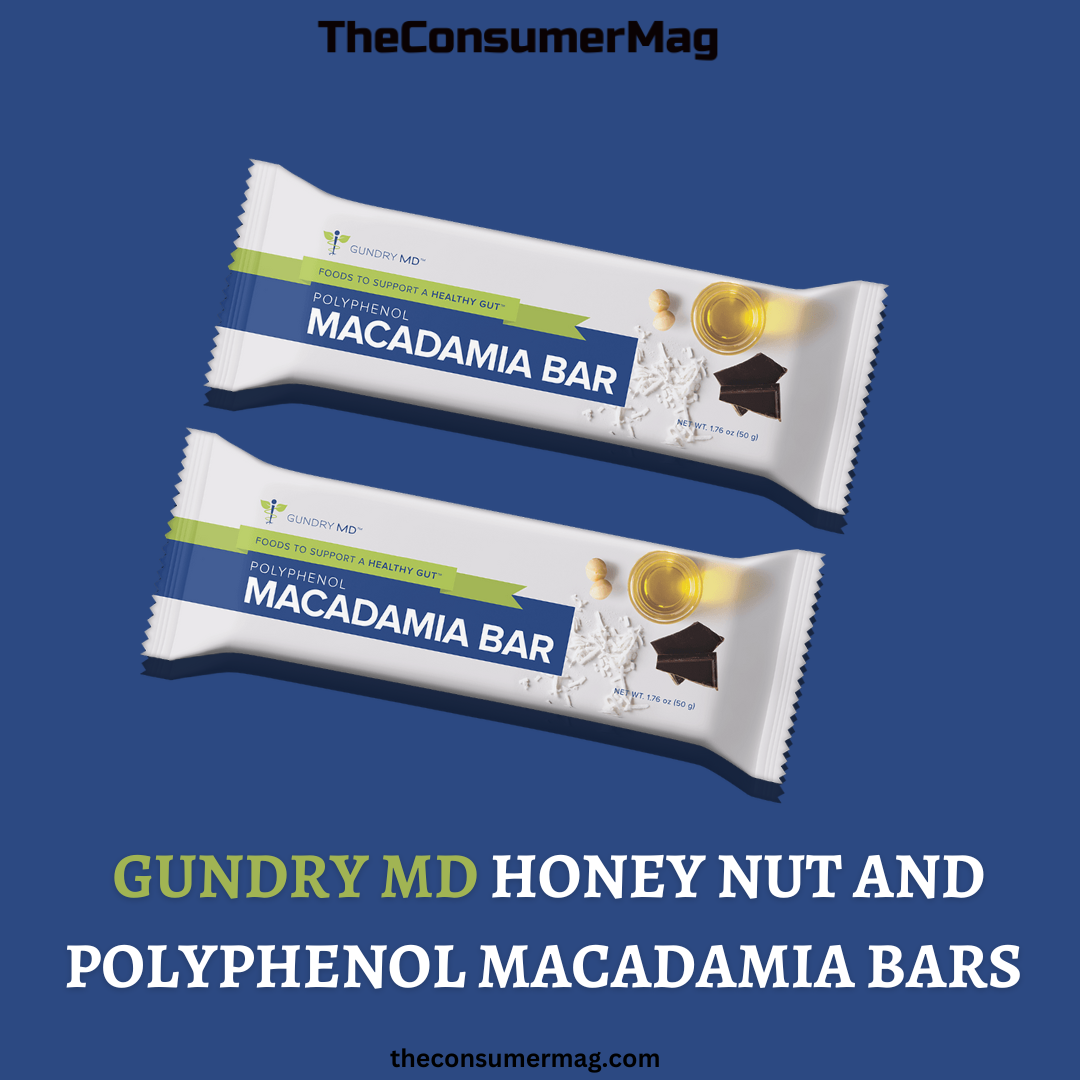 Gundry MD Honey Nut And Polyphenol Macadamia Bars