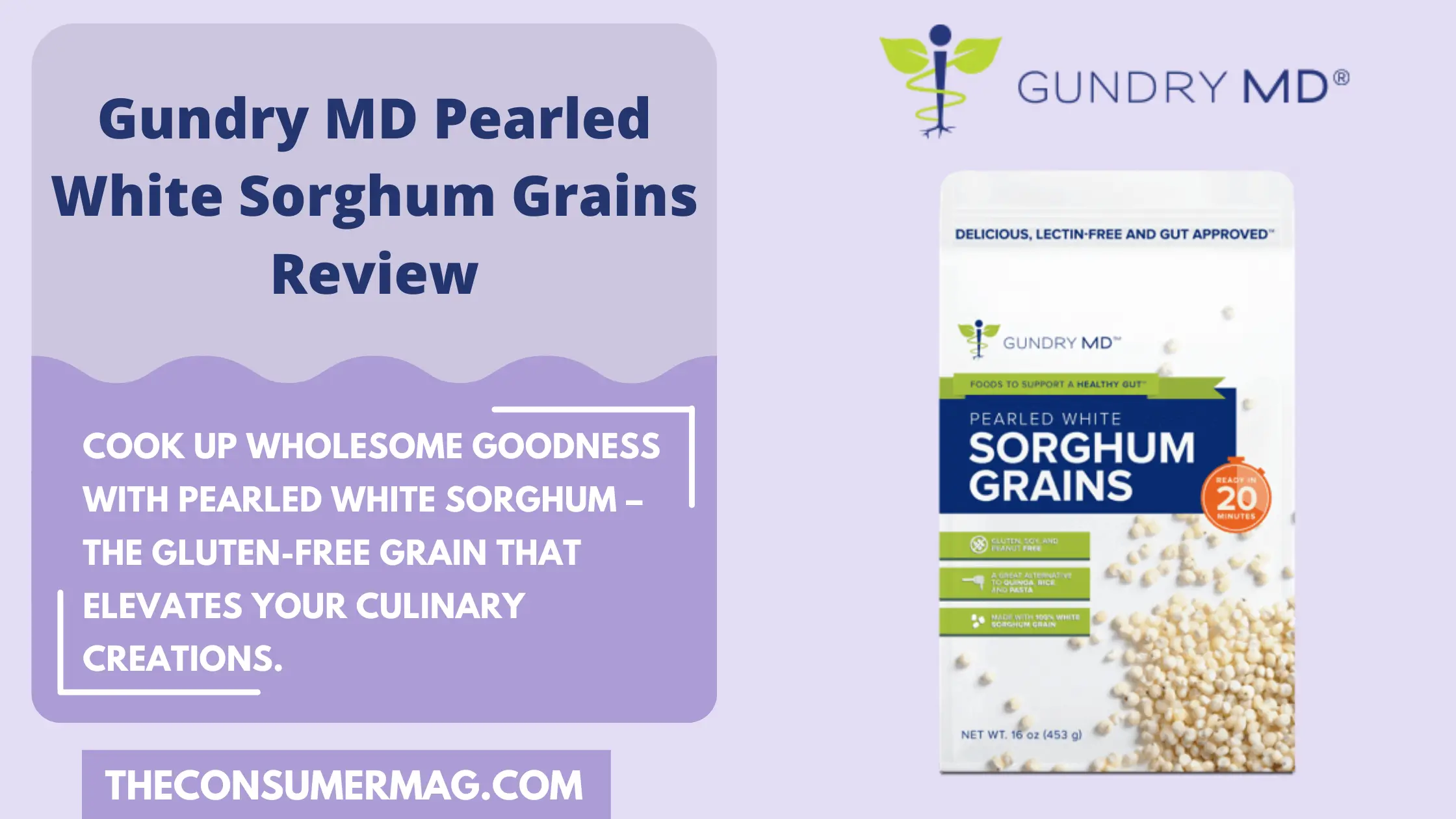 Gundry MD Pearled White Sorghum Review | Read All Sorghum Grains Reviews