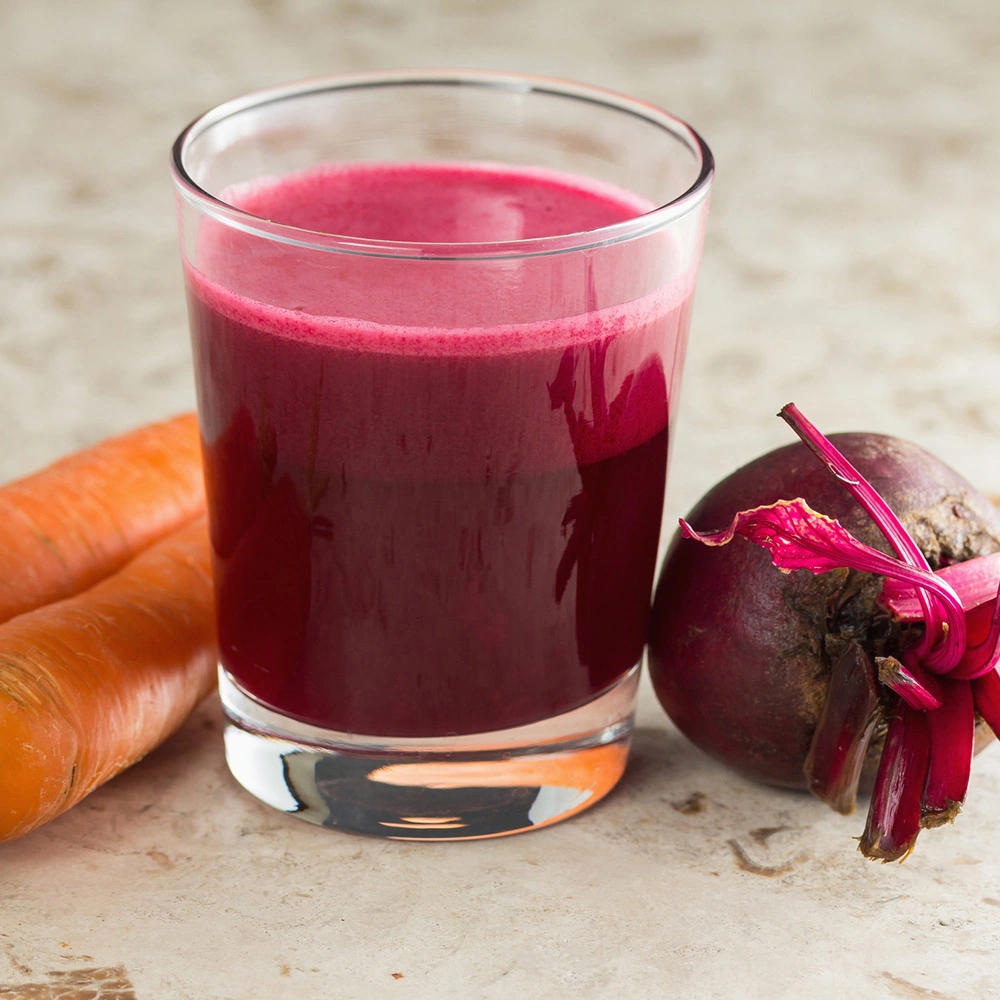 Purple carrot juice